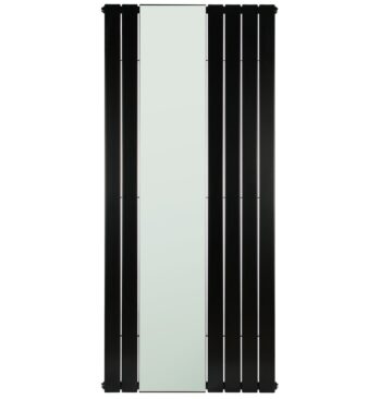 Вертикальний радіатор Mirror 1800мм/750мм ( з дзеркалом) чорний