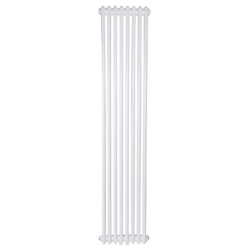 Радіатор вертикальний Column 2 1800 x 380 мм. білий №99