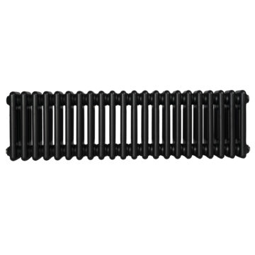 Радіатор горизонтальний Column 3 300 x 1010 мм. матовий чорний №34