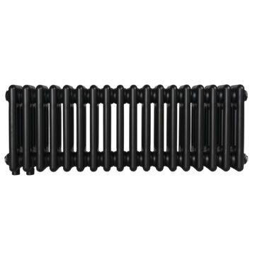 Радіатор горизонтальний Column 3 300 x 830 мм. матовий чорний №88
