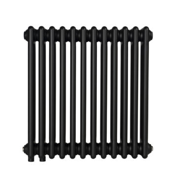 Радіатор горизонтальний Column 3 575 x 560 мм. матовий чорний №34